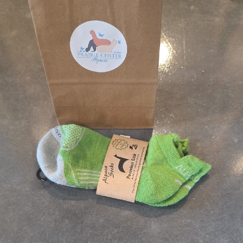Alpaca Green Socks NWT